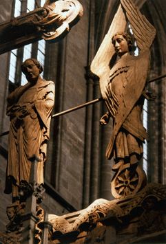 Vorschaubild Halberstadt, Triumphkreuzgruppe, Johannes und Seraphim